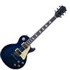 Eko LS-300 Blue Quilted Chitarra Elettrica Single-Cut Serie Tribute 300 Blu