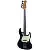 Eko JB-300 BLACK Basso Elettrico a 4 corde a 21 Tasti e con 2 pickup JB, Nero