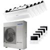 Samsung Condizionatore Samsung Cassetta WindFree 1 Via penta split 9000+9000+9000+9000+9000 BTU inverter A++ unità esterna 10,0 kW AJ100TXJ5KG/EU-AJ026TN1DKG/
