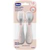 CHICCO (ARTSANA SpA) Posatine Inox 18M+ Rosa Chicco