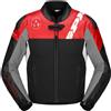 Spidi Giubbotto Moto in Pelle Spidi DP PROGRESSIVE HYBR Rosso