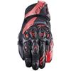 Five Guanti Moto Five SF1 Evo Nero Rosso Fluo