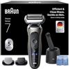 Braun Serie 7 Rasoio Elettrico Barba, Wet&Dry, Regolabarba Uomo, Rasoio Barba, 60 Min di Utilizzo, Stazione Smartcare 4in1, +2 Accessori, Senza Fili,100% Impermeabile, Regolabarba Braun 72-C7650cc Oro