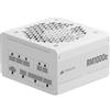 CORSAIR RM1000e (2025) Alimentatore ATX Completamente Modulare a Basso Rumore con Cavo 12V-2x6 - Compatibile con ATX 3.1 e PCIe 5.1, Efficienza Cybenetics Gold, Condensatori a 105°C - Bianco