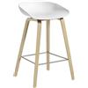 Hay - Sgabello bar About a stool - Bianco - Rovere saponato - Designer Hee Welling