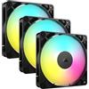 Corsair Ventole Corsair RS120 ARGB PWM da 120 mm - Confezione da tre