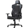 Itek Sedia Gaming Itek SHUTTLE PM66 - PVC e Tessuto, Braccioli 3D, Nero