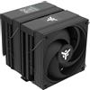 Itek Dissipatore ad Aria Itek ICY-6HAT - skt universale, 250W TDP, 6 Heatpipe, ventola 12cm ARGB, Display temperatura
