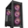 ASUS Case Asus TUF Gaming GT302 ARGB - Mid Tower ATX, Pannelli Laterali intercambiabili Mesh Vetro Temperato, 4 ventole ARGB preinstallate da 140 x 28 mm, Nero