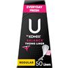 U by Kotex Barely There Thong Liners 50-ct (2 Pack)