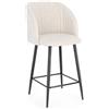 Andrea Bizzotto Sgabello da Cucina Queen Avorio H97 cm
