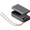GBC Box portapile per 1 batteria 9v con interruttore