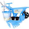 Toyland® Set da Giardinaggio Bluey da 10 Pezzi per Bambini - carriola, annaffiatoio, vasi per Piante, Attrezzi e Altro - Set da Gioco da Giardino per Esterni - età 2+