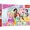 Trefl - Disney Princess, il Gioioso Mondo Delle Principesse - Puzzle da 200 Pezzi - Puzzle Colorati con Le Principesse Disney, Intrattenimento Creativo, per Bambini Dai 7 Anni In Su