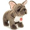 Hermann Teddy Teddy Hermann 91999 Bulldog francese in piedi grigio 30 cm, peluche