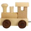 GICO Lettere in Legno, Lettera Train Train, Locomotiva, Waggon, A-Z, Altezza. 5,5 cm