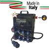 EXTREME QUADRO CORRENTE POWERBOX SPINA 32A PENTAPOLARE TRIFASE 6 PRESE CEE 16A MONOFASE + 2 32A 5P 3 SPIE VOLTOMETRO AMPEROMETRO EMERGENZA