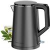 Profi Cook Bollitore ProfiCook da 1,5 litri | 2200 W | corpo termico a doppia parete | comando con una sola mano | base con avvolgicavo | corpo in acciaio inossidabile opaco | PC WK 1290 Grafite
