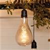 Hellum lanterna dimmerabile a led da giardino a batteria con telecomando per interni ed esterni, lampadina con batteria, feste, campeggio, festival, armadi, cantine ed esterni 524383