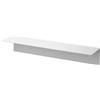 YAMAZAKI 1929 TOWER WallMounted Shelf with Magnetic Panel (50 cm), white, Steel/ABS Resin, 50 x 15.7 x 9 cm