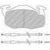 P 06 071X BREMBO 25308 Kit pastiglie freni Predisposto per contatto