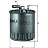 MAHLE ORIGINAL Filtro carburante MAHLE ORIGINAL KL 100/2