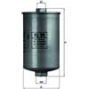 MAHLE ORIGINAL Filtro carburante MAHLE ORIGINAL KL 28
