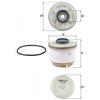 MAHLE ORIGINAL Filtro carburante MAHLE ORIGINAL KX 268D