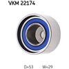 SKF Puleggia di rinvio/guida, cinghia di distribuzione SKF VKM 22174
