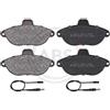 A.B.S. Kit pastiglie freno, Freno a disco A.B.S. 36911