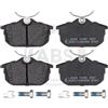 A.B.S. Kit pastiglie freno, Freno a disco A.B.S. 36950