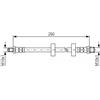 BOSCH Flessibile del freno BOSCH 1 987 476 334