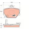 TRW Kit pastiglie freno, Freno a disco TRW GDB1365