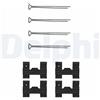 DELPHI Kit accessori, Pastiglia freno DELPHI LX0023