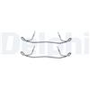 DELPHI Kit accessori, Pastiglia freno DELPHI LX0210