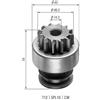 MAGNETI MARELLI Pignone, Motorino d'avviamento MAGNETI MARELLI 940113020150