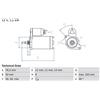 BOSCH Motorino d'avviamento BOSCH 0 986 018 200