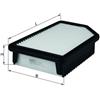 MAHLE ORIGINAL Filtro aria MAHLE ORIGINAL LX 3300