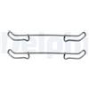 DELPHI Kit accessori, Pastiglia freno DELPHI LX0076