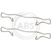 A.B.S. Kit accessori, Pastiglia freno A.B.S. 1755Q