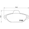 BREMBO Kit pastiglie freno, Freno a disco BREMBO P 23 060