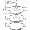 BREMBO Kit pastiglie freno, Freno a disco BREMBO P 23 070