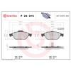 BREMBO Kit pastiglie freno, Freno a disco BREMBO P 23 075