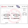 BREMBO Kit pastiglie freno, Freno a disco BREMBO P 23 087