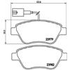 BREMBO Kit pastiglie freno, Freno a disco BREMBO P 23 108