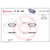 BREMBO Kit pastiglie freno, Freno a disco BREMBO P 23 133