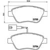 BREMBO Kit pastiglie freno, Freno a disco BREMBO P 23 141
