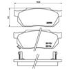 BREMBO Kit pastiglie freno, Freno a disco BREMBO P 28 008