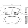 BREMBO Kit pastiglie freno, Freno a disco BREMBO P 28 024