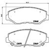 BREMBO Kit pastiglie freno, Freno a disco BREMBO P 28 035